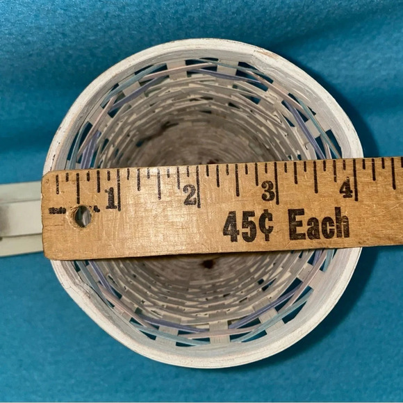 TELEFLORA bunny pulling basket cart wood vintage plant holder wheels roll - Picture 10 of 10